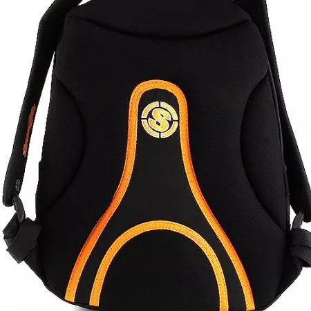 Studentský batoh 062133 Smash 2v1, černý - oranžové zipy