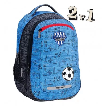 Školní batoh 2v1 EMIPO VIKI Soccer
