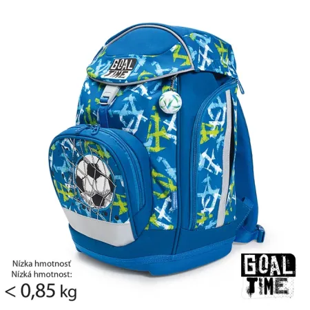Školní batoh GOAL TIME modrý