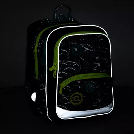 Školní batoh Lehký černý batoh Topgal BAZI 21014 B
