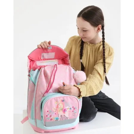 Školní batoh Magical WORLD - jednorožec, růžový