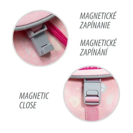 Školní batoh Magical WORLD - jednorožec, růžový