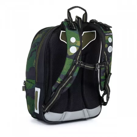 Školní batoh objemný maskáčový Topgal LYNN 21018 B