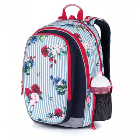 Školní batoh objemný s růžemi Topgal MIRA 21008 G
