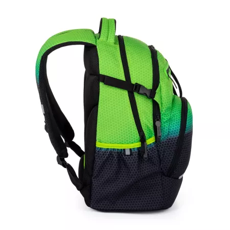 Školní batoh OXY Ombre Black- green