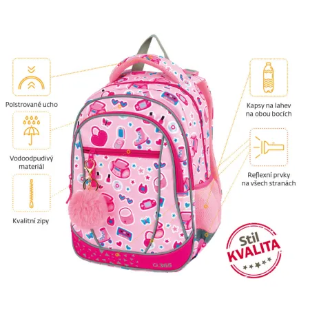 Školní batoh Prime Pinky (ABP0621)