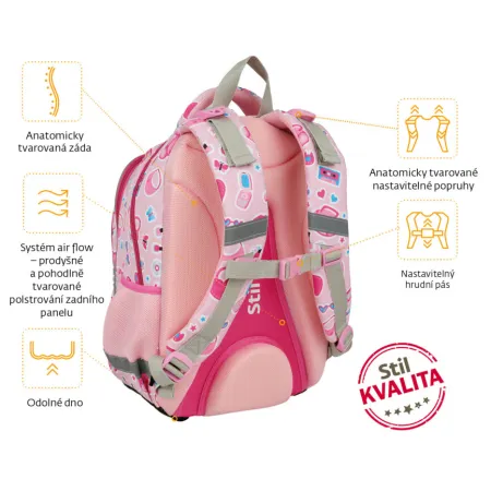 Školní batoh Prime Pinky (ABP0621)