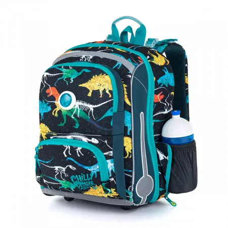 Školní batoh s dinosaury a blikačkou Topgal BEBE 21012 B