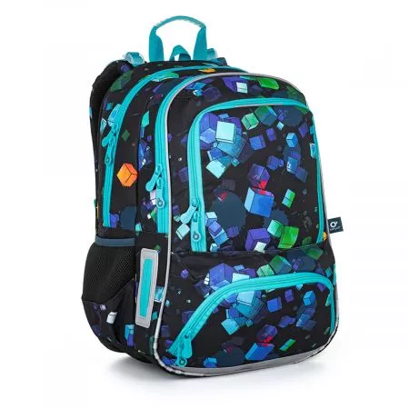 Školní batoh s krychličkami Topgal NIKI 22022 