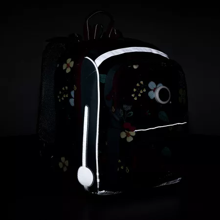 Školní batoh s kytičkami a s blikačkou Topgal BEBE 21001 G