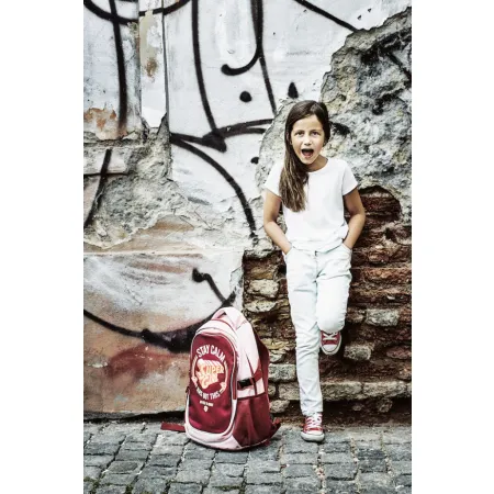 Školní batoh s pončem Supergirl – STAY CALM