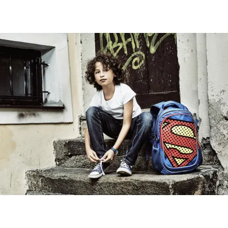 Školní batoh s pončem Superman – POP