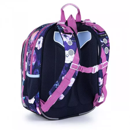 Školní batoh s ptáčky a kytkami Topgal ELLY 21004 G