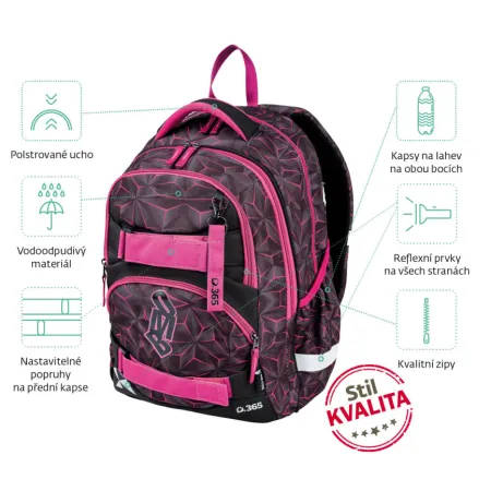 Školní batoh Smart OMB Girl (ABS0663)