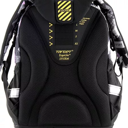 Školní batoh Target, fialové kostky