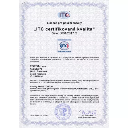 Školní batoh Topgal CHI 799 D - Blue