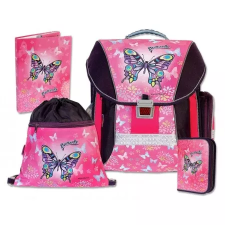 EMIPO školní batohový set Butterfly 4-dílný
