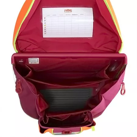 Školní batohový set Scout, Nano, 4-dílný, srdíčko růžové 