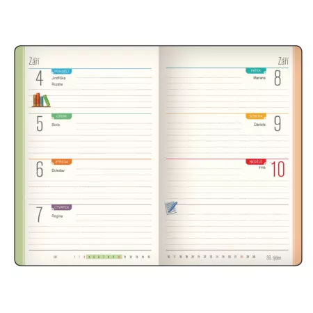 Školní diář STUDENT - Daisies (CDT1524637)