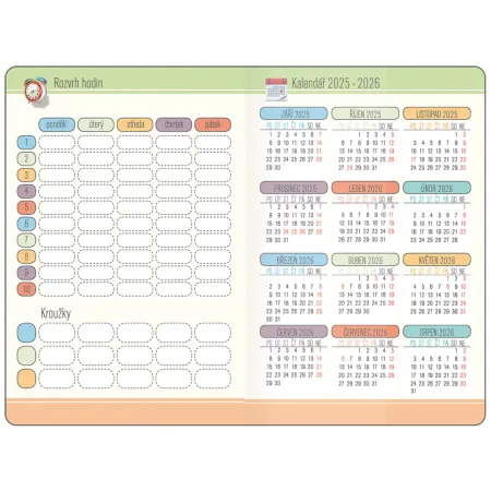 Školní diář STUDENT Game Over 2025/26 - české kalendárium (CDT0696)