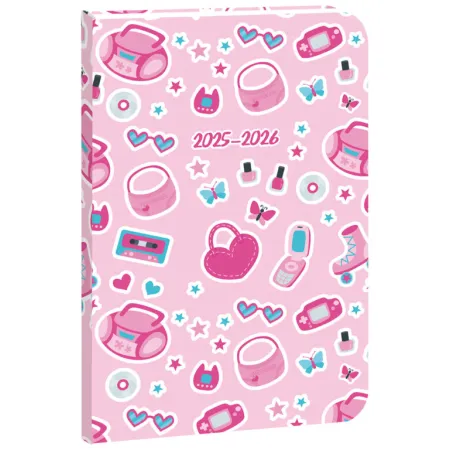 Školní diář STUDENT Pinky 2025/26 - české kalendárium (CDT0697)