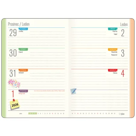 Školní diář STUDENT Play 2025/26 - české kalendárium (CDT0698)