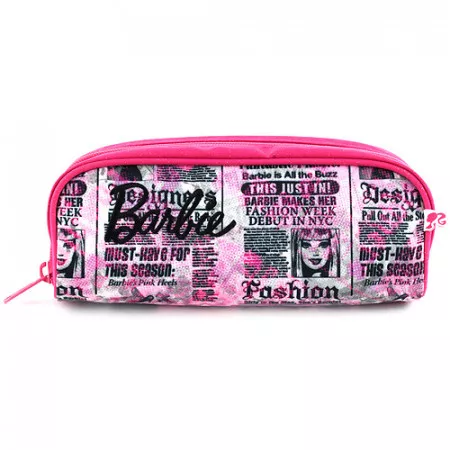 Školní penál Barbie růžový, Newspaper