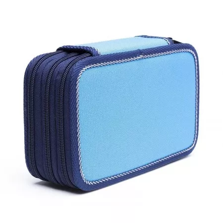 Školní penál EMIPO, s motivem Formule racing, 3-patrový, neplněný 