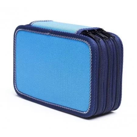 Školní penál EMIPO, s motivem Formule racing, 3-patrový, neplněný 