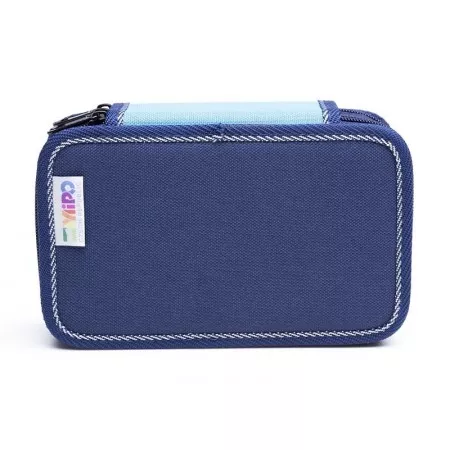 Školní penál EMIPO, s motivem Formule racing, 3-patrový, neplněný 