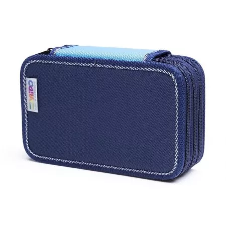 Školní penál EMIPO, s motivem Formule racing, 3-patrový, neplněný 