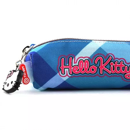 Školní penál Hello Kitty mini, modré kostky