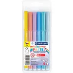 Školní popisovače Centropen 7550/6 - trojhranné pastel