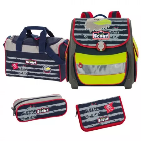 Školní set Scout, Buddy, 4-dílný, král moří