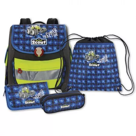 Školní set Scout, Buddy, 4-dílný, Power Tractor