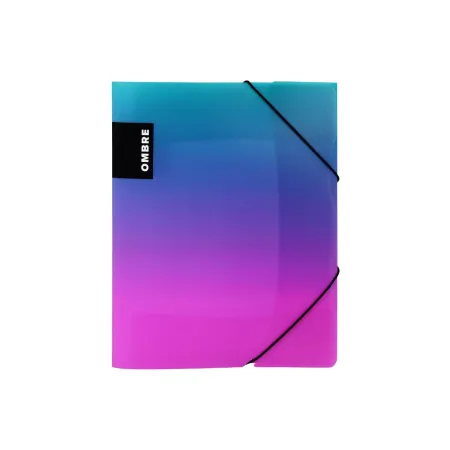 Sloha s gumou A4 PP OMBRE růžová 6-95125