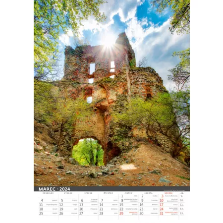 Slovenský kalendár Slovensko (N301-24)