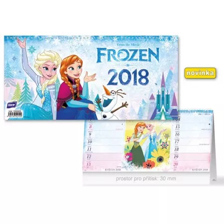 Stolní kalendář 2018 MFP DISNEY Frozen (čtrnáctidenní)