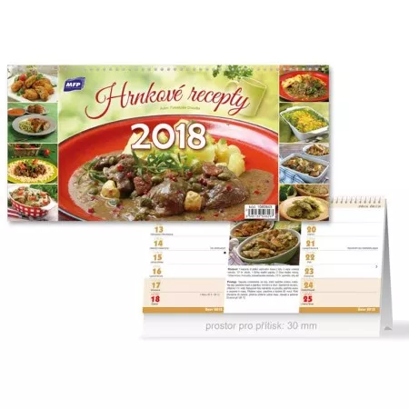 Stolní kalendář 2018 MFP Hrnkové recepty (čtrnáctidenní)