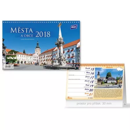 Stolní kalendář 2018 MFP Města a obce ČR