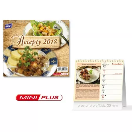 Stolní kalendář 2018 MFP mini Recepty