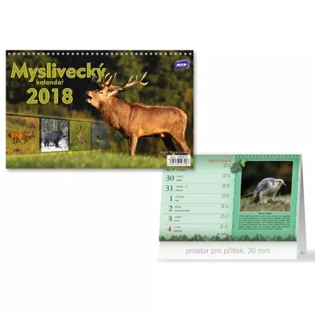 Stolní kalendář 2018 MFP Myslivecký