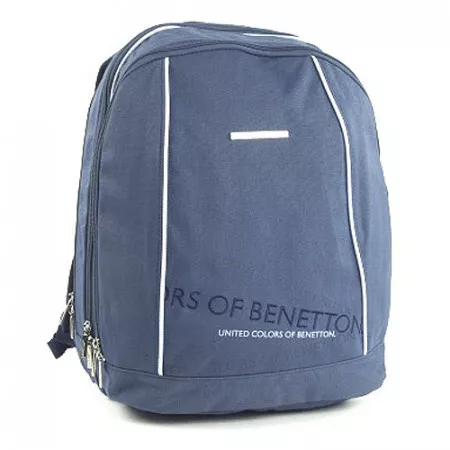 Studentský batoh Benetton, modrý, 036373
