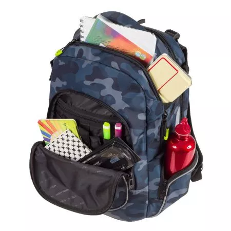 Studentský batoh CAMPUS EVO Grey Camouflage