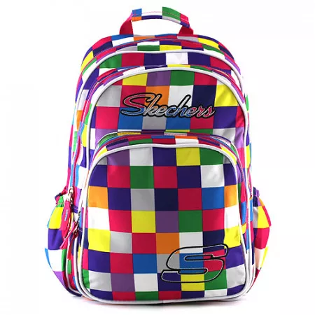 Studentský batoh 053716 Skechers, Rainbow - barevné kostky