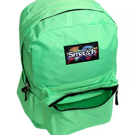 Studentský batoh Smash, s penálem, neonově zelený 
