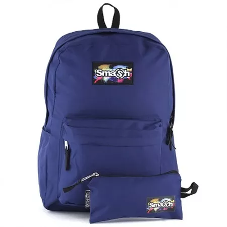 Studentský batoh Smash, s penálem, tmavě modrý 