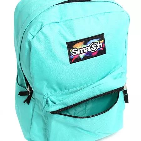 Studentský batoh tyrkysový zelený Smash 