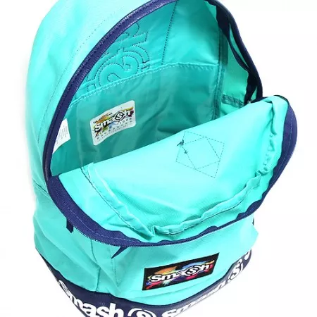 Studentský batoh Smash, zelený, koženkový pruh