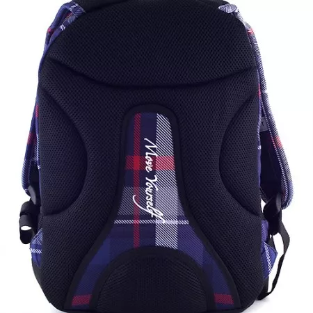 Studentský batoh Target, fialovo-modré kostky, 054110